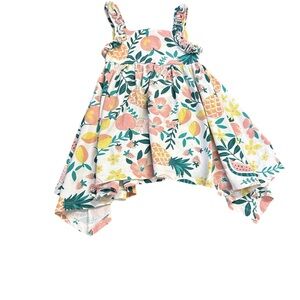 Tommy Bahama Kids Floral Dress - Pink and Green